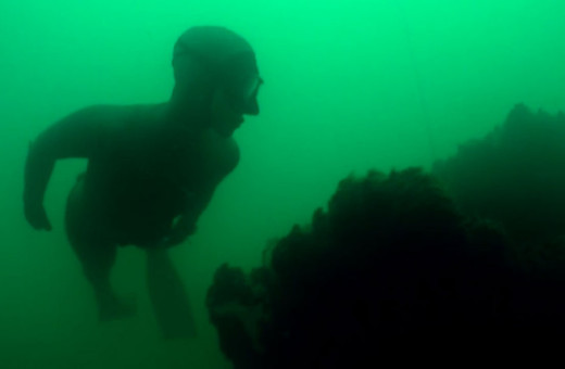 Dalış rekortmeni Şahika Ercümen Van Gölü'e daldı