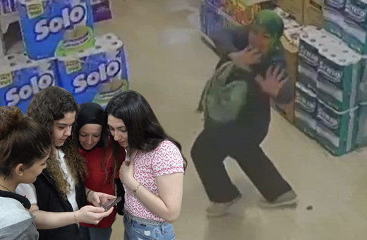 Sevdiği şarkıyı duyan yaşlı kadın, marketin ortasında kendinden geçti! Dans şovu öyle bir bitti ki çalışanlar hayret etti