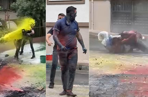 'Damadı sevdiğine pişman ettiler' dedirten görüntüler! Sirke, gübre, yumurtaya bulandı...