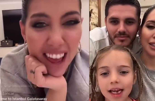 Icardi ailesi canlı yayında! Wanda Nara'dan "Galatasaray'da kalın" yorumuna heyecanlandıran cevap
