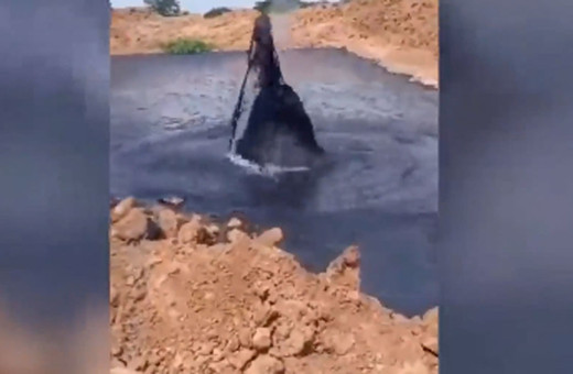 'Gabar Dağı'ndan petrol fışkırıyor' denildi görüntülerin aslı ortaya çıktı