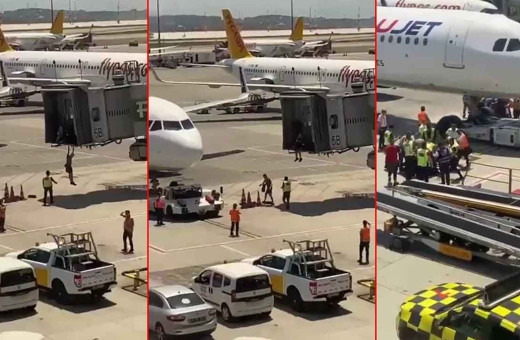 Sabiha Gökçen Havalimanında aprona izinsiz giren iki kişi gözaltına alındı