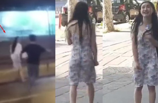 Yabancı uyruklu kadın E-5 Karayolunu birbirine kattı! Seyir halindeki aracın önüne atladı: O anlar kamerada