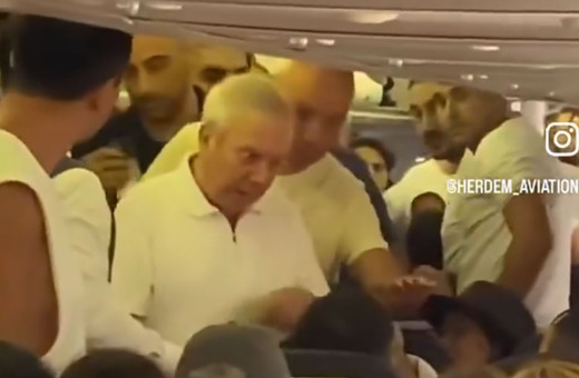 Aziz Yıldırım'ın uçağında kavga çıktı! Yıldırım 'Bak biz bu kavgaya bulaşmayalım' resti çekti