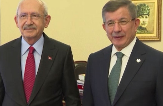 CHP lideri Kemal Kılıçdaroğlu Ahmet Davutoğlu ile görüştü