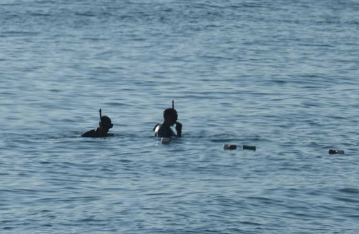 Şile sahilinde bulunan top mermileri fünyeyle patlatıldı