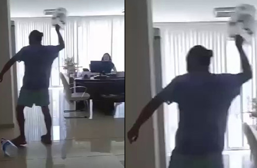 "34 gündür suyum akmıyor" deyip ASAT Alanya Şubesi'ni bastı, evinin vanası kapalı çıktı