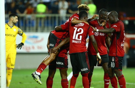 Beşiktaş, Neftçi Bakü'yü mağlup ederek avantajı kaptı