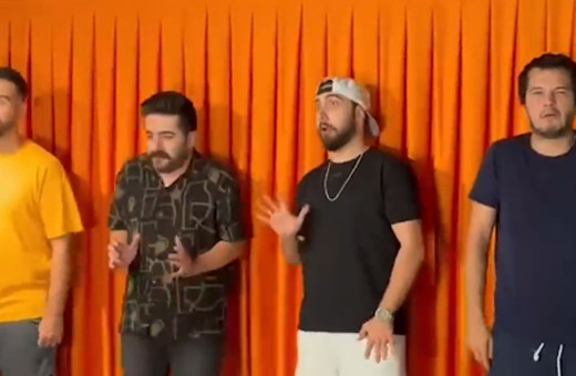 'Çok güzel hareketler bunlar 2' oyuncularının Tamer Karadağlı videosu sosyal medyada gündem oldu