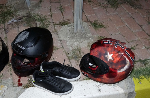 Motosiklet kamyonete çarptı iki kişi böyle öldü! Kaza anları kamerada...