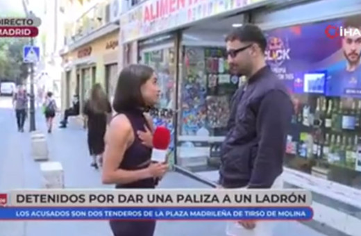 Canlı yayında muhabiri taciz eden kişi tutuklandı!