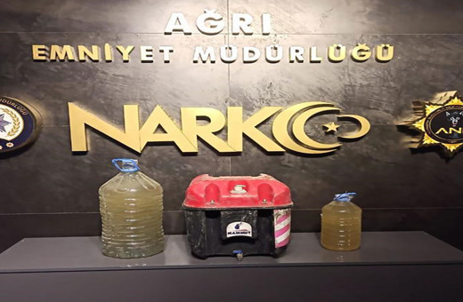 Ağrı'da yabancı uyruklu şahısın tırında uyuşturucu ele geçirildi!