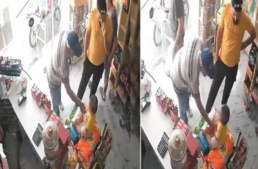 Yaşlı adam markette 14 aylık bebeği taciz etti! O anlara şahit olan baba çılgına döndü