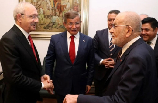 Kılıçdaroğlu, Karamollaoğlu ve Davutoğlu ile bir araya geldi