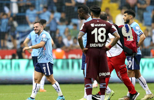 Adana Demirspor sahasında Trabzonspor'u 1-0 mağlup etti