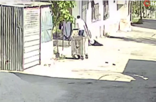 Torun vahşeti güvenlik kamerasında! Babaanne ve dedesini kürekle dövdü