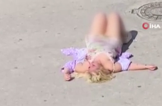 O kadın hastaneden kaçıp yine kendini araçların önüne attı