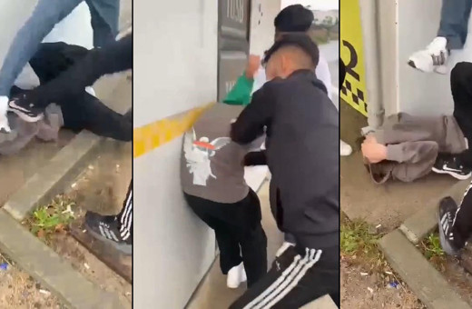 Liseli genç kız meselesinde feci şekilde darp edildi, bıçaklandı! O anlar kamerada