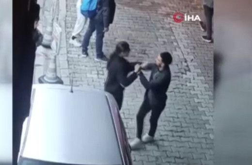 Yürü, aynı yatakta yatmaya gidiyoruz! Bir kadın, erkek arkadaşına saldırdı: O anlar kamerada