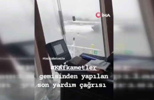 Ereğli'de batan geminin son yardım çağrısı ortaya çıktı: Benim işim bitti