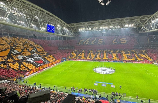 Galatasaray'dan Şampiyonlar Ligi koreografisi!