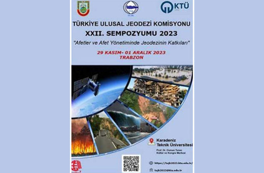 "22. Türkiye Ulusal Jeodezi Komisyonu Sempozyumu" başladı