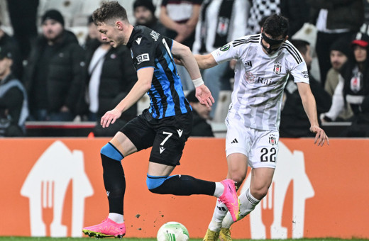 Beşiktaş, evinde Belçika temsilcisi Club Brugge'a mağlup oldu