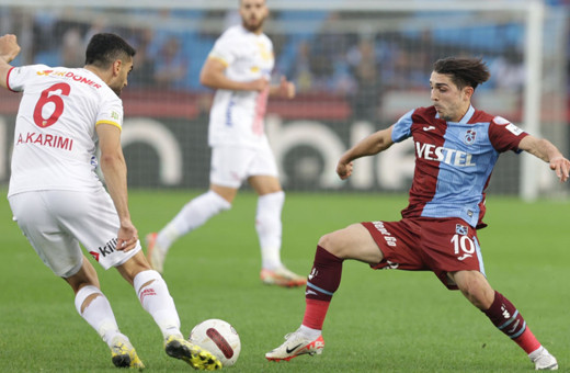 Trabzonspor, sahasında Kayserispor'a mağlup oldu!