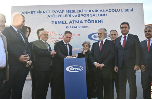 İstanbul'da Ahmet Fikret Evyap Mesleki ve Teknik Anadolu Lisesi'nin temeli atıldı