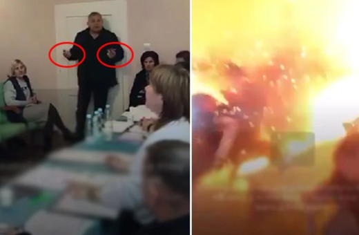 Toplantı yapılan odaya 3 el bombası attı! Ukraynalı milletvekilinin intihar saldırısı kamerada