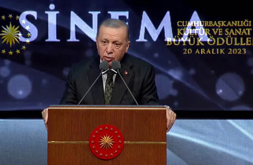 Cumhurbaşkanı Erdoğan, Kültür Sanat Büyük Ödülleri Töreni'nde Gazze'yi unutmadı: 2024 zalimin ceza aldığı yıl olacaktır