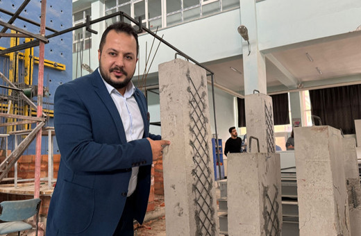 Binalarda güçlendirme tekniği "çelik dikiş", deprem testini başarıyla geçti!