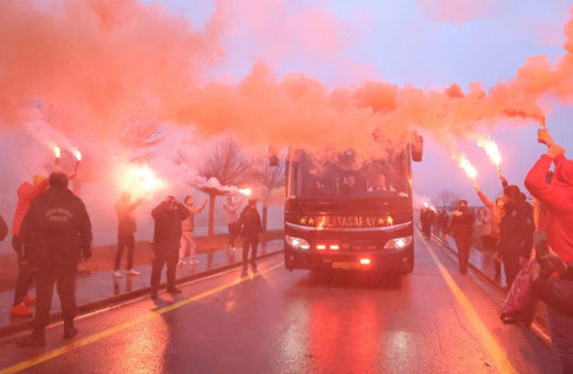 Galatasaray'a Sivas'ta coşkulu karşılama!