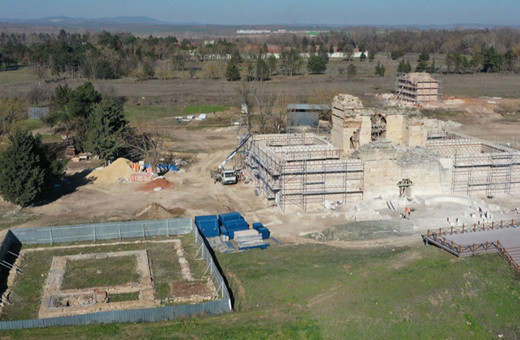 Edirne Sarayı'nda restorasyon çalışmaları sürüyor