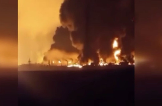 PKK/YPG kontrolündeki yerler tam isabetle vuruldu alevler Nusaybin ilçesinden görüldü