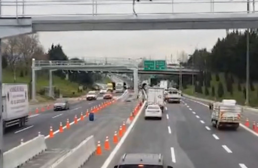 TEM Anadolu Otoyolu Kurtköy Gişeleri'nde gişe adaları ve kanopiler kaldırıldı