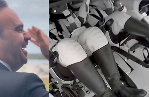 İlk Türk astronot uzayda! Bakan Fatih Kacır'ın tepkisi olay oldu! Alper Gezeravcı ilk deneyini kalemle yaptı