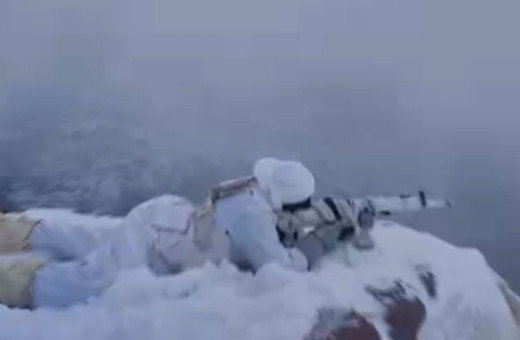 En zorlu arazilerde dondurucu soğukta görevdeler MSB paylaştı