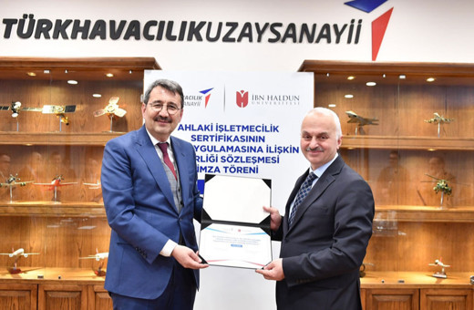 İbn Haldun Üniversitesi ve TUSAŞ arasında işbirliği sözleşmesi