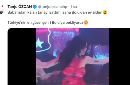 Tanju Özcan babadan kalma tarlasını satıp Dilber'e ev aldı! Pavyon gülü Dilber'i Bolu'ya çağırdı