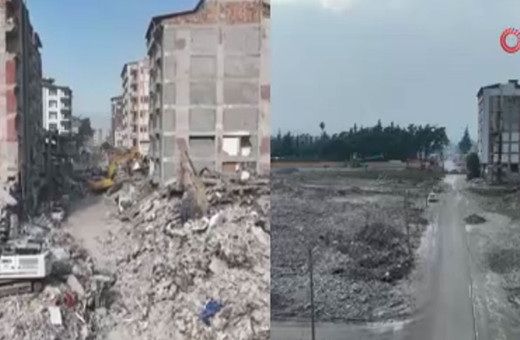 Hatay'dan yürek sızlatan görüntüler! Hepsi yerle bir olmuş