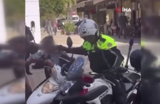 Ehliyetsiz sürücü polisin elinden kaçmak için yapmadığını bırakmadı