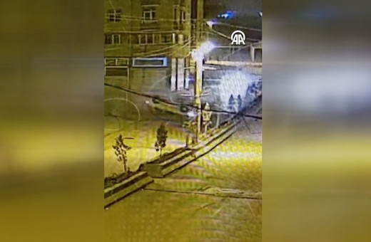 Kırıkkale'de devrilen otomobilin sürücüsü öldü! İşte kaza anı