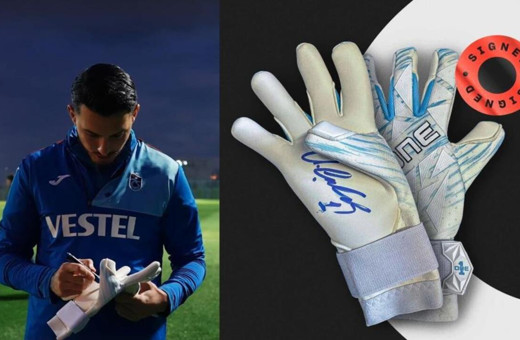 Uğurcan Çakır’dan taraftarlara imzalı eldiven