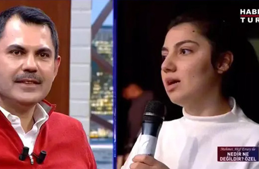 Murat Kurum'a o soru sordurulmadı! Canlı yayında mikrofonu bırakması istenen genç kız donakaldı