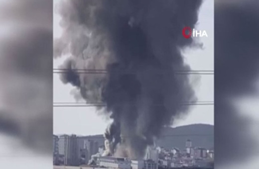 Tuzla'da fabrika yanıyor! Ekipler bölgede...