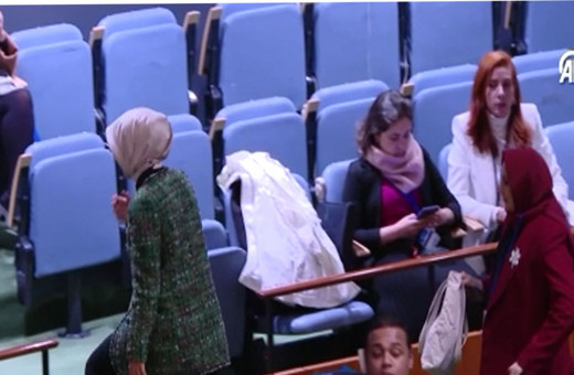 Bakan Mahinur Özdemir Göktaş'tan Birleşmiş Milletler'de "İsrail" protestosu