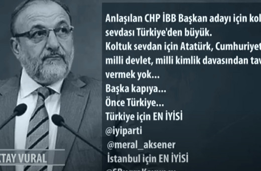 Oktay Vural'dan İmamoğlu'na yaylım ateşi! İmamoğlu'nun koltuk sevdası Türkiye'den büyük mü?