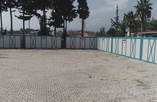 Hatay'da yerel seçim için 3 bin 424 sandıktan 96'sı konteynerde kuruluyor