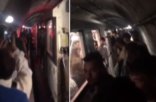 İstanbul'da metro arızası! Yolcular tünelde yürümek zorunda kaldı!